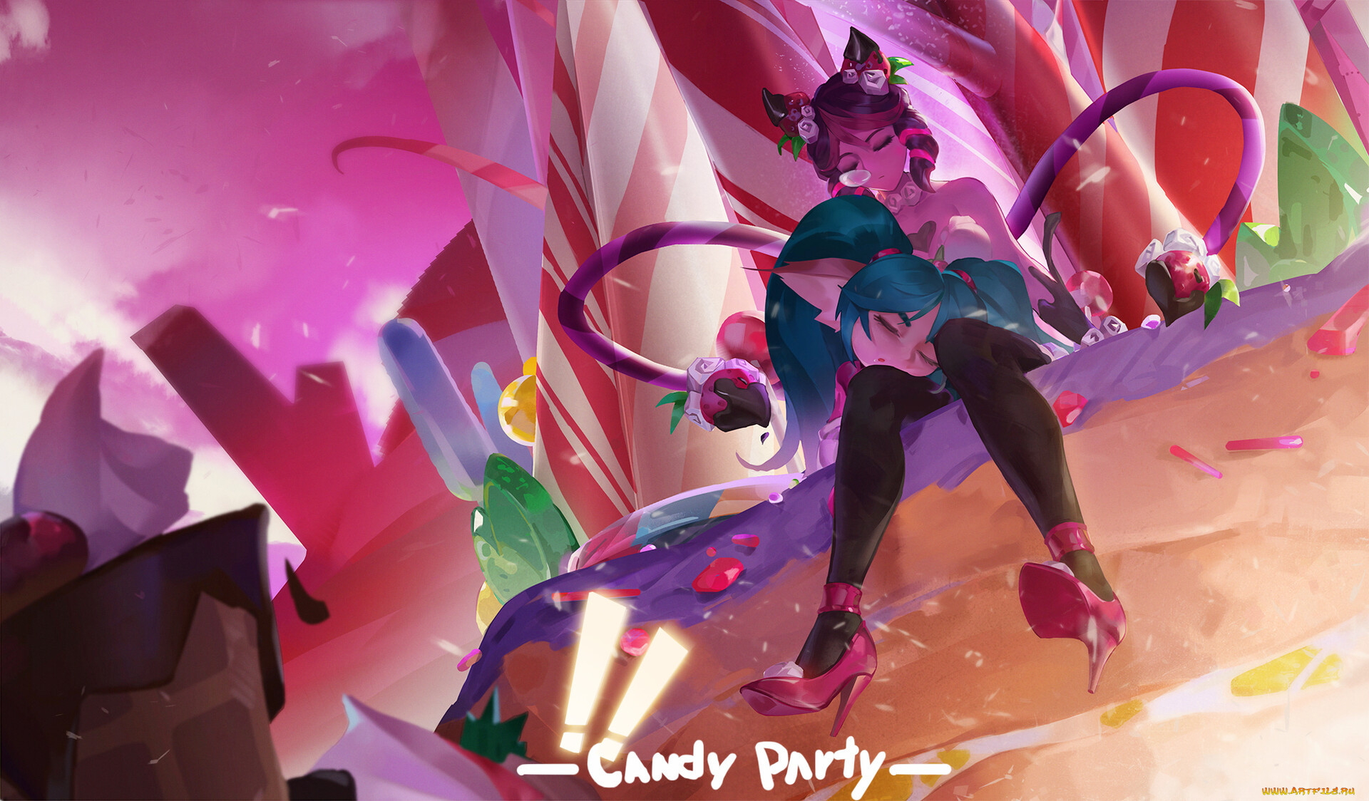  , league of legends, poppy, evelynn, 